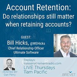 Bill Hicks, Chief Relationship Officer, Ultimate Software @WEHicks