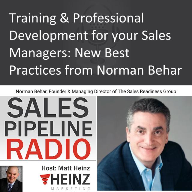 Norman Behar @NormanBehar Sales Readiness Group