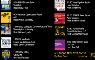 Funnel Radio lineup 12/19/2019