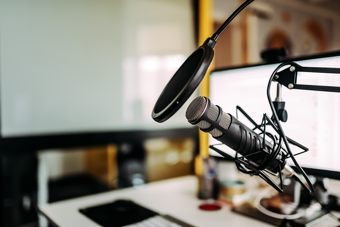 You can podcast, we'll help