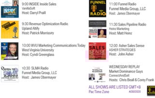 VanillaSoft, ConnectAndSell, UplandAltify, WVU, SLMA, Heinz, Asher