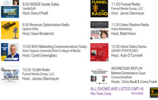 Funnel Radio Schedule for May 21, 2020