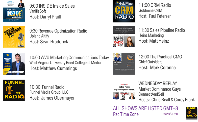 Funnel Radio Streamed Content.