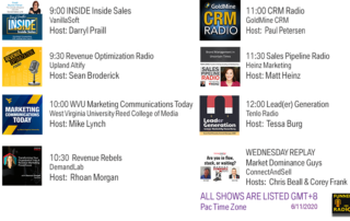 June 11 Line up for Funnel Radio's streamed content