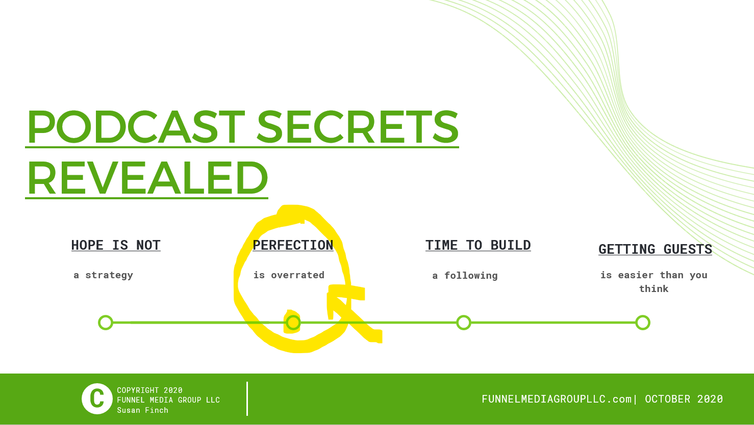 Perfection in podcasting is overrated