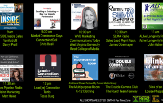VanillaSoft, ConnectAndSell, WVU, Sales Lead Management Association, Asher Longevity Institute, Heinz Marketing, Tenlo