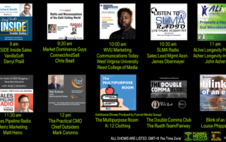 VanillaSoft, ConnectAndSell, UncommonPro, WVU, Heinz Marketing, Asher Longevity Institute, Chief Outsiders