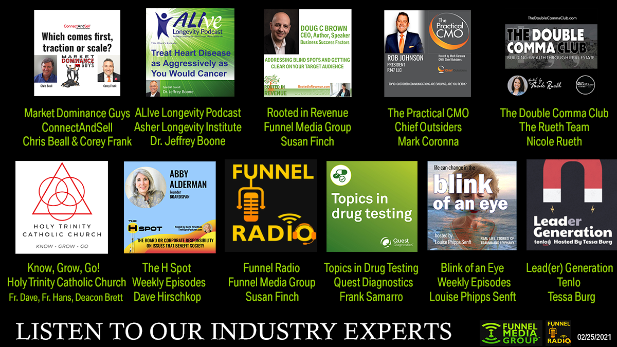 Chris Beall, Corey Frank, Dr. Jeffrey Boone, Doug C Brown, Rob Johnson, Abby Alderman, Louise Phipps Senft, Dave Hirschkopp