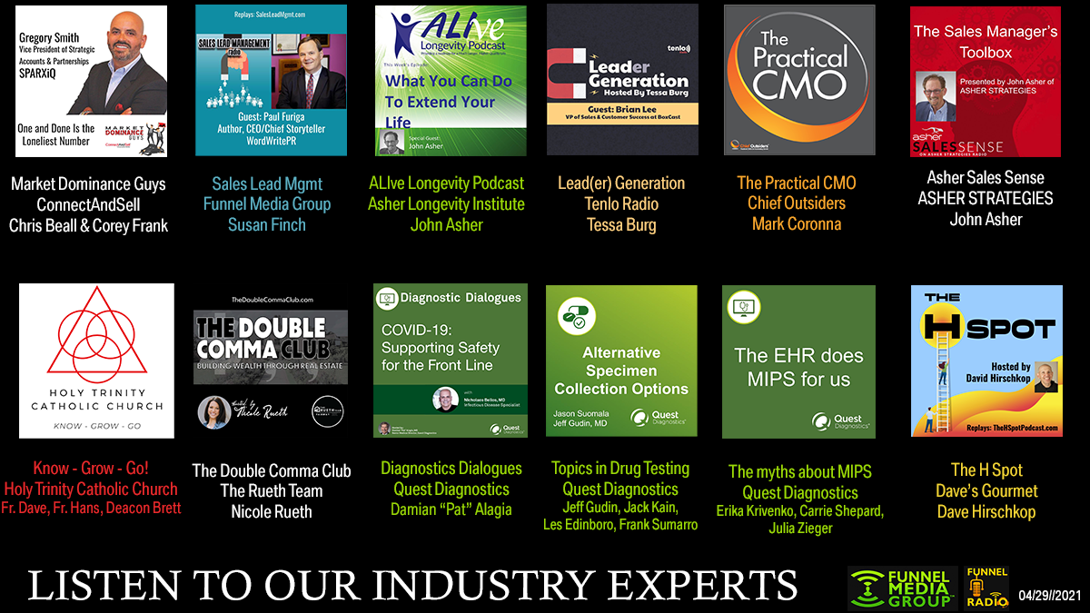Funnel Radio line up for week of April 29, 2021