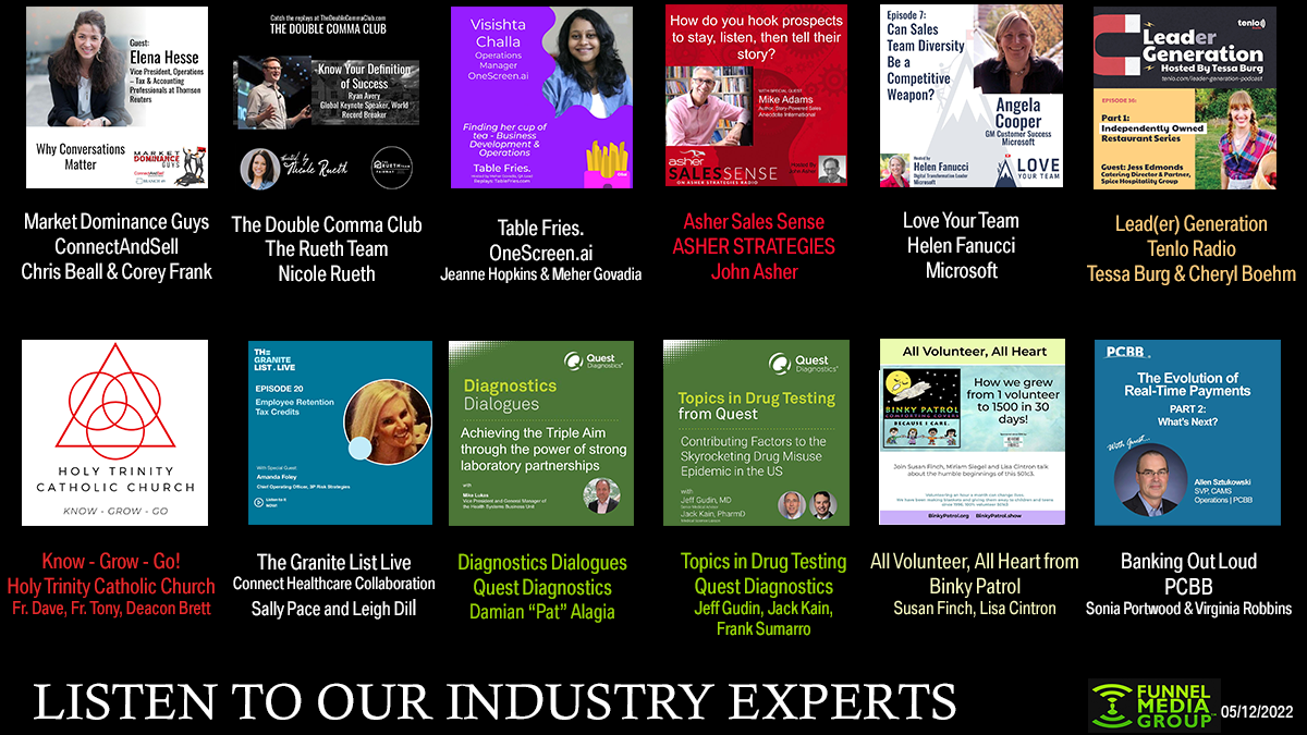 ConnectAndSell, Branch49, The Rueth Team, Tenlo, Binky Patrol, PCBB