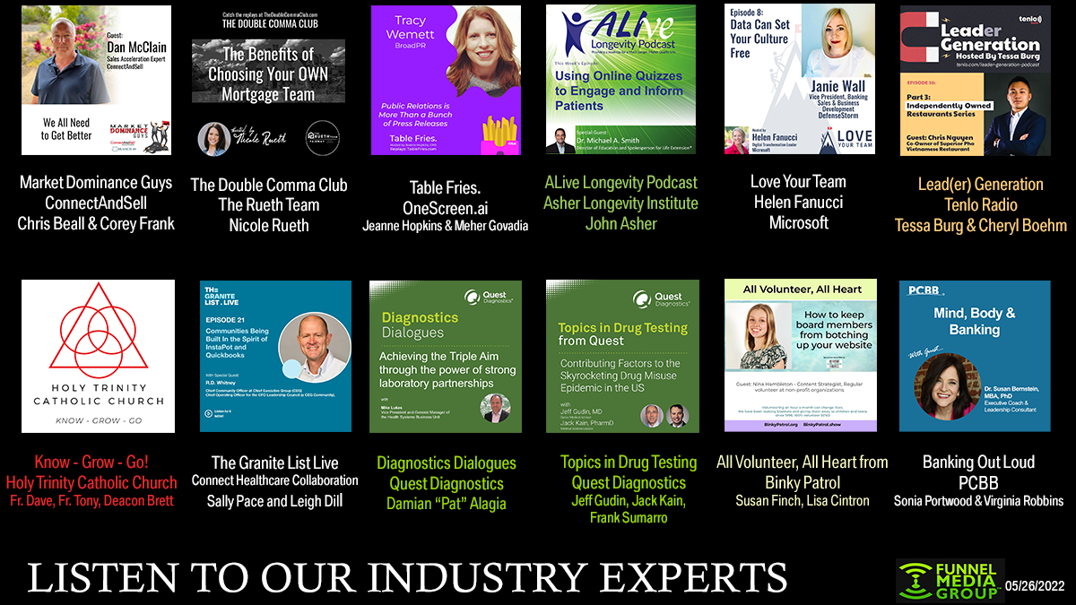 ConnectAndSell, Branch49, The Rueth Team, Onescreen.ai, Tenlo, Helen Fanucci, Binky Patrol